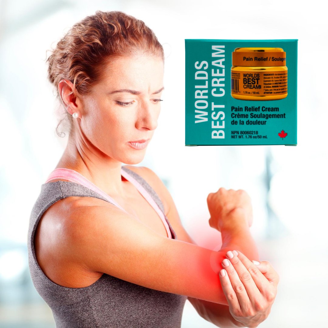 WorldsBestCream's tweet photo. Suffering From Tendonitis? Simply apply Worlds Best Cream to get relief from hand wrist and elbow pain related to repetitive strain injuries.

#Tendonitis #WorldsBestCream #WBCTerminator #WBCCopperBathSalts #Copper #PainRelief #Aches #Pains https://t.co/FpB2CGis34