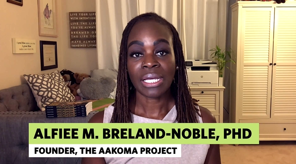 Our first speaker,  @dralfiee, founded the  @AAKOMAProject to help diverse teenagers and their families achieve optimal mental health. Today she joins us to discuss the importance of culturally-relevant science.  #APA2020