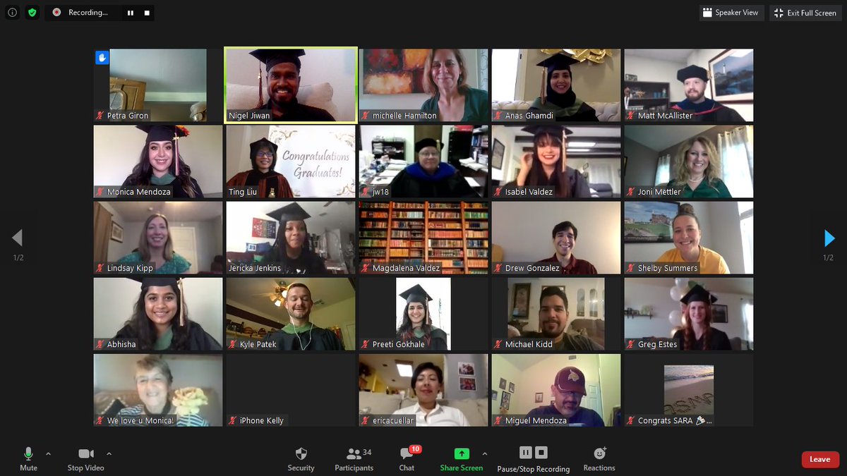 txstate_essgso's tweet photo. Congrats to all of our graduates! Thank you for making such an impact on our program. Class of 2020 you will be missed! https://t.co/Jxij4Wu2vc
