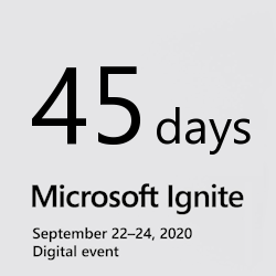 IgniteCountdown's tweet image. Can you believe Microsoft Ignite is only 45 days away? RT and tag friends you can&apos;t wait to see online! #MSIgnite