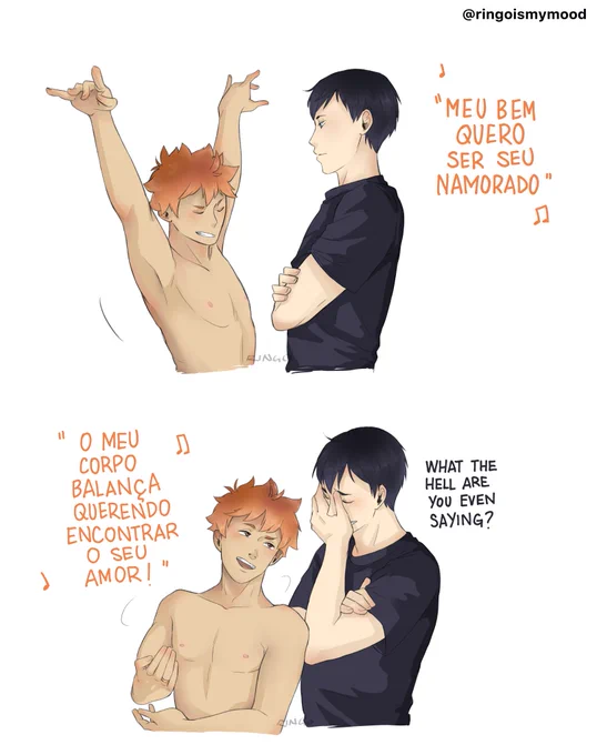 Shouyou dancing for his husband
#kagehina https://t.co/nAQf0g4xJ9 