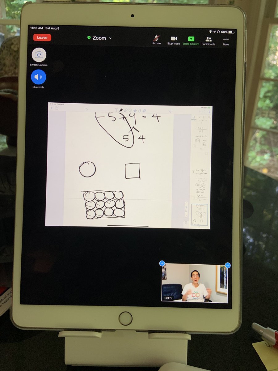 Excited to start virtual teaching with the best tools and practices!! Thank you for being by my side! ⁦<a href="/gregtangmath/">Greg Tang</a>⁩