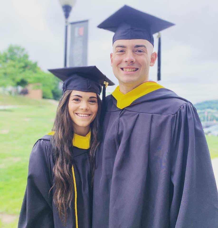 Coach_JEvans's tweet photo. This is what it’s all about, the culmination of four great years on the hill. Congratulations Levi. It was great to see you today https://t.co/WMLOj4SL1A