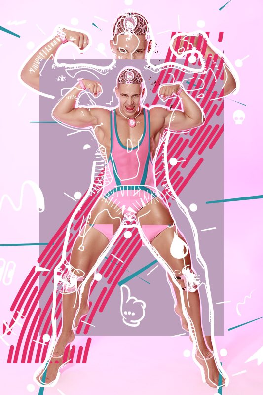 Sailey's tweet photo. ACTIONS - w/ #CandyKen in @eliasgurrola Photo & FX #SaileyWilliams #graphicdesign #photoshop #paulcbuff #body #fitness #hellokitty https://t.co/JvUsBQliuR