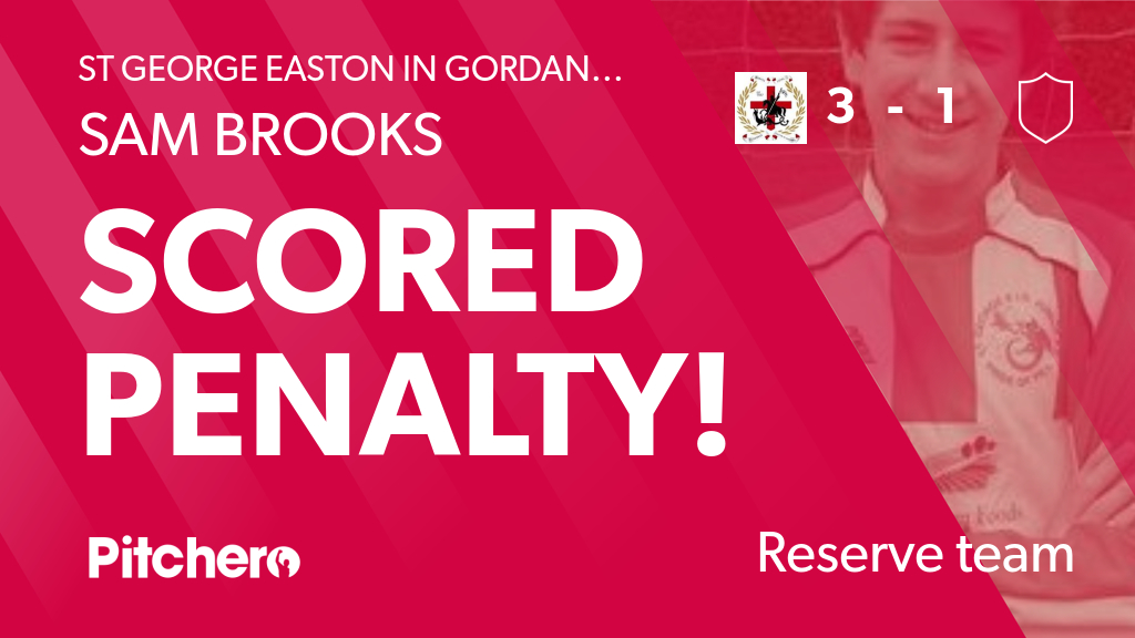EIGFC's tweet photo. 75': Sam Brooks scores a penalty for St George Easton In Gordano FC. 🙌
#STGCLE #Pitchero
https://t.co/C4gaEQYK7M https://t.co/YJk5AcHYE3