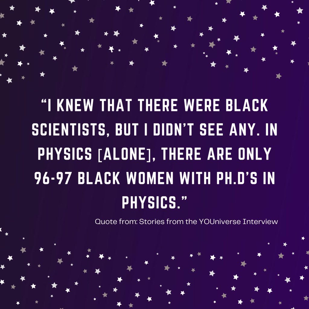 BlueMarbleSpace's tweet photo. On our final day we are highlighting @That_Astro_Chic! While working at NASA’s Goddard, she is also the founder of the #BlackInAstro initiative that began in June. She continuously speaks out on the lack of Black representation within astronomy and fights for social justice. 👩🏾‍🚀🌌 https://t.co/Q86q4fkfng