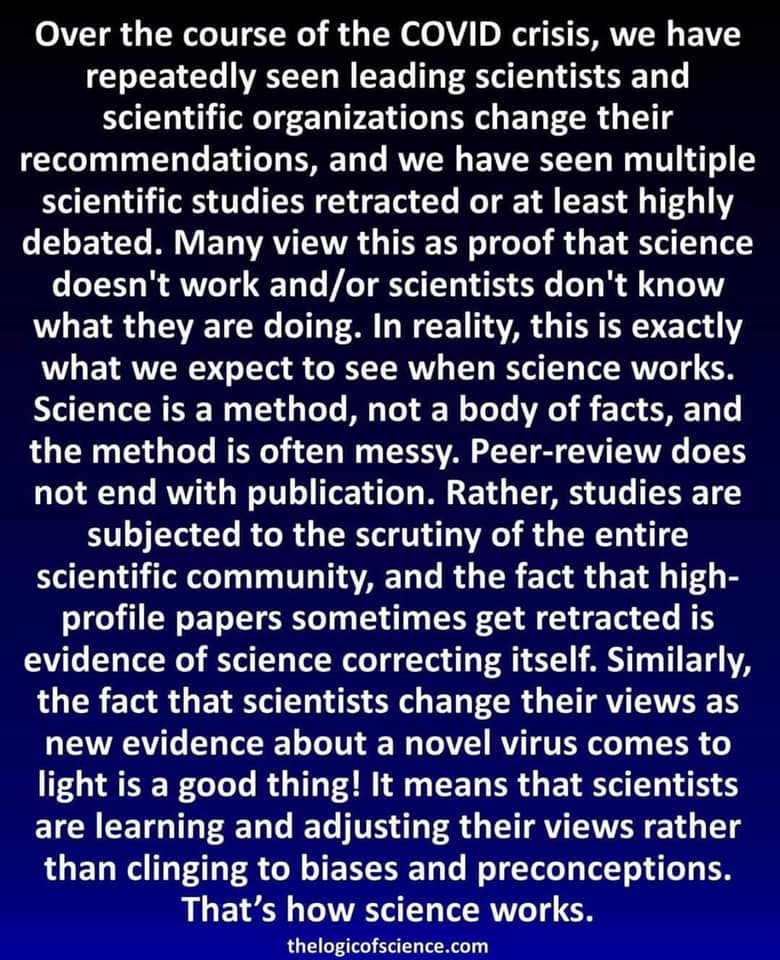 That's how science works...