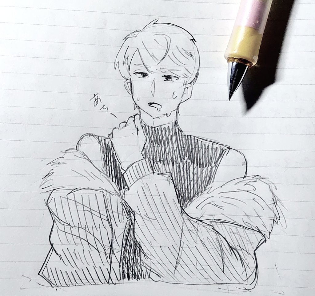 暑そうな推しを脱がせてあげたい。
⚠️落書き、捏造 