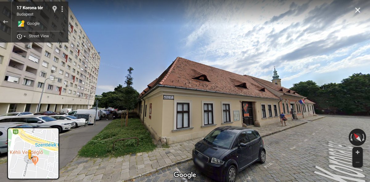 Same on the South side of the junction, the old Óbuda is hidden from view by the new.