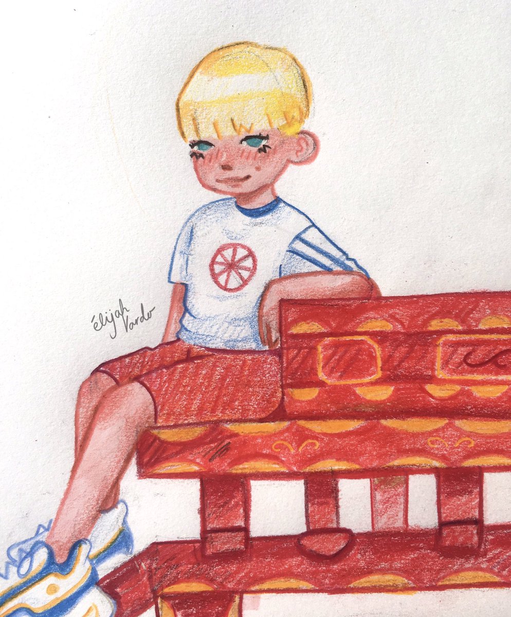 elijahvardo's tweet photo. Self-portrait illustration of me when I was an innocent Gypsy Romany boy, who wasn’t tainted by mainstream media. Don’t let the media influence how you view your own (and others) heritage. #GypsyNotStereotypes #RomaNotStereotypes #TravellersNotStereotypes https://t.co/hy2IN8Uibk
