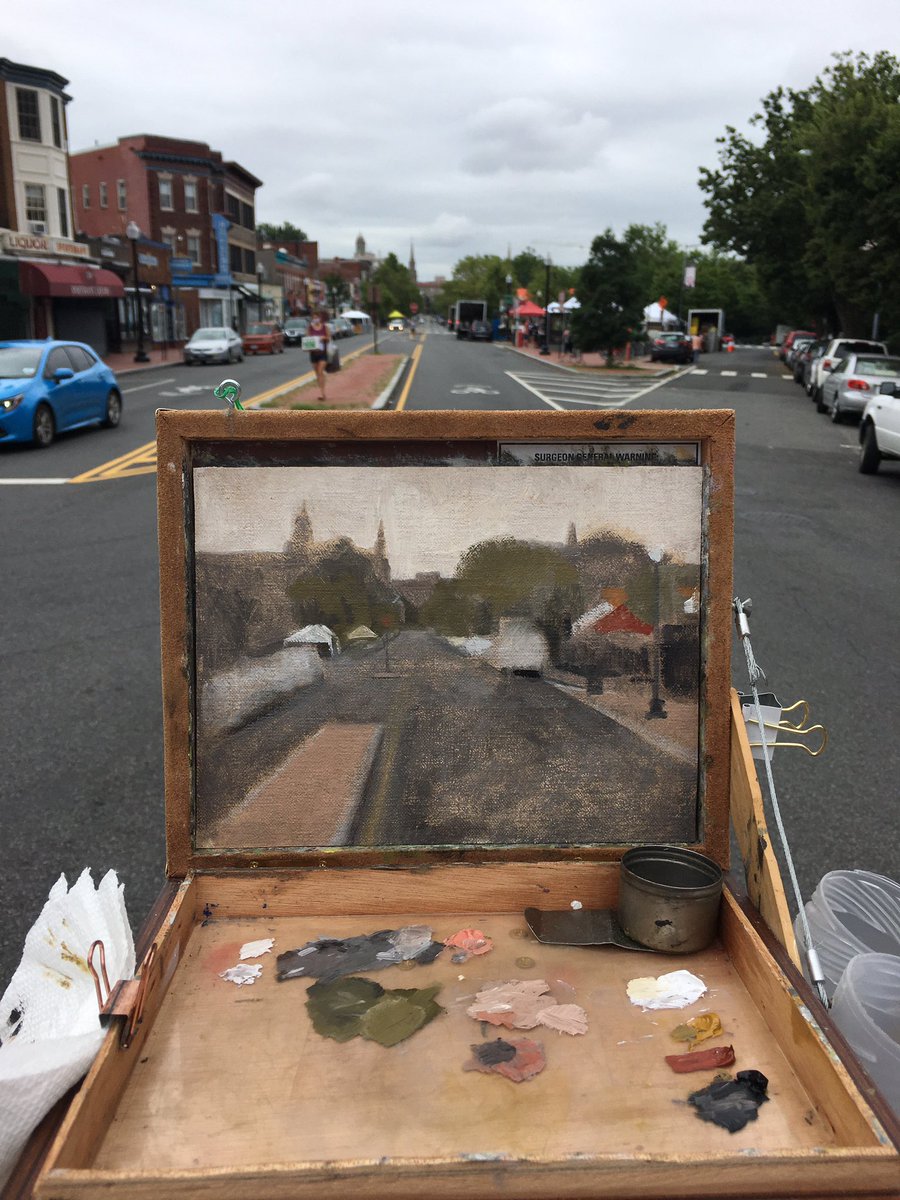 bethanyleeart's tweet photo. Mount Pleasant people! I've got a show up at Dos Gringos along with fellow DC painter Steve Mabley. We can't have a conventional opening due to the pandemic, but if you DM me, I'll send you a coupon for a free coffee and cookie to enjoy while viewing the artwork at your leisure! https://t.co/m59L0BxYMB