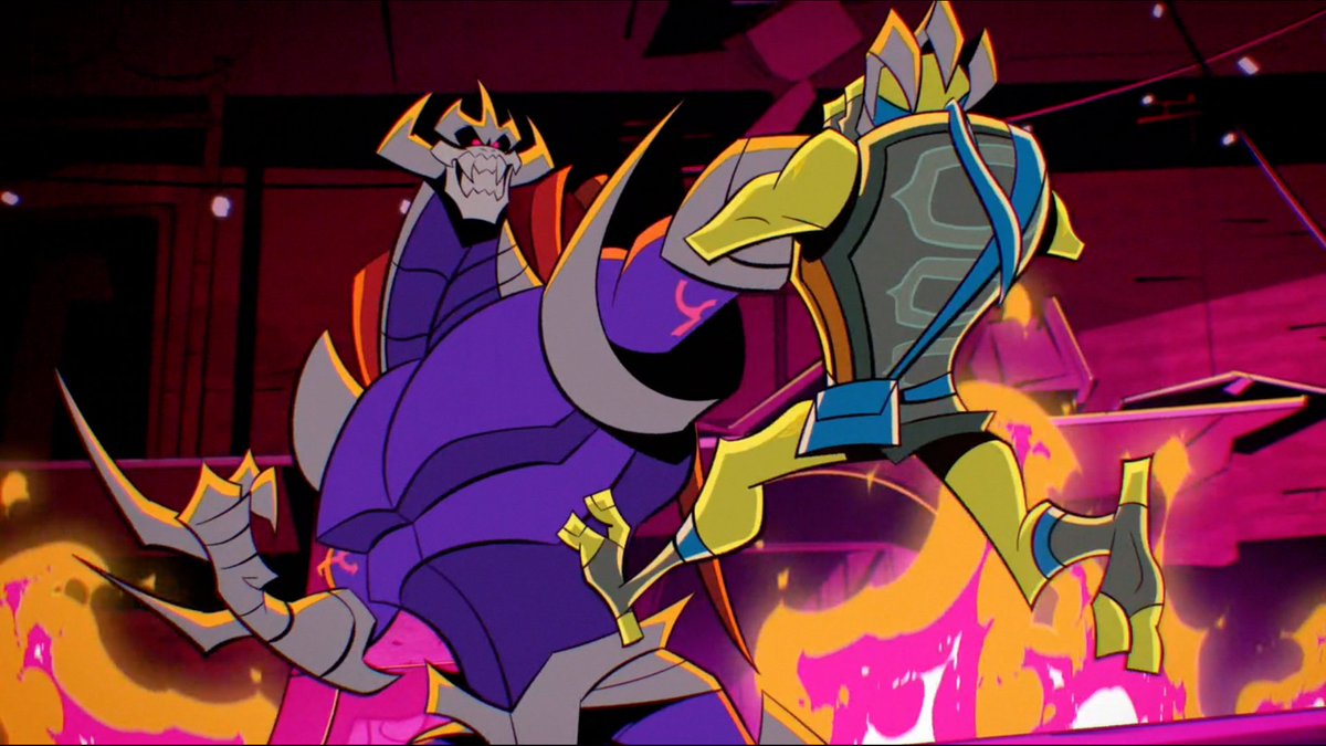 God these were some close shaves, like if you count Many Unhappy Returns, just how many times have these kids been near death from this ONE guy #RottmntFinale  #RiseoftheTMNT  #SupportRottmnt  @Nickelodeon  @NickAnimation