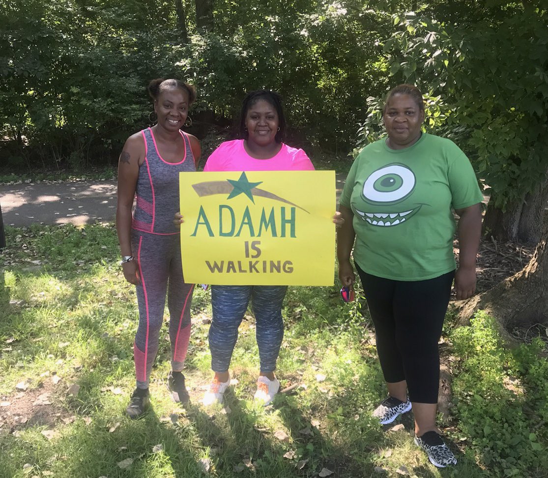 ADAMHFranklin's tweet photo. ADAMH joined @aawalknation to raise awareness of health disparities within the Black community and to decrease the stigma associated with reaching out for help for our mental and emotional wellbeing.

#AAFREEDOMWALK #walkinyohood https://t.co/VBNtaqTT1E