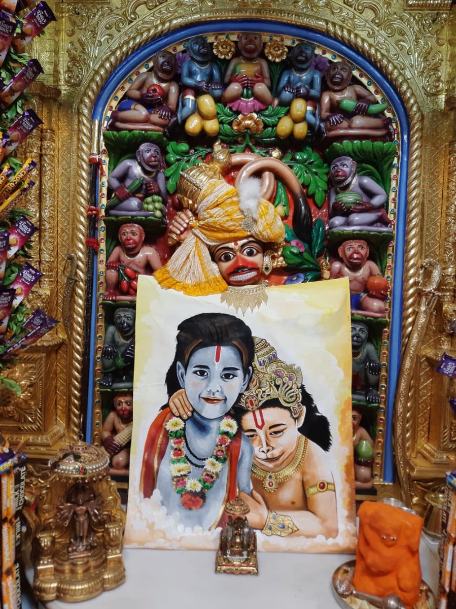 kashtbhanjandev's tweet photo. #Jay #Shree #Kastbhanjan #Dev # Shayan #Darshan #Saturday #8 August  2020 #Hanumanji #Hanumandada #Temple #Salangpur #Dham #Botad #Gujarat https://t.co/256YYI6Fv1