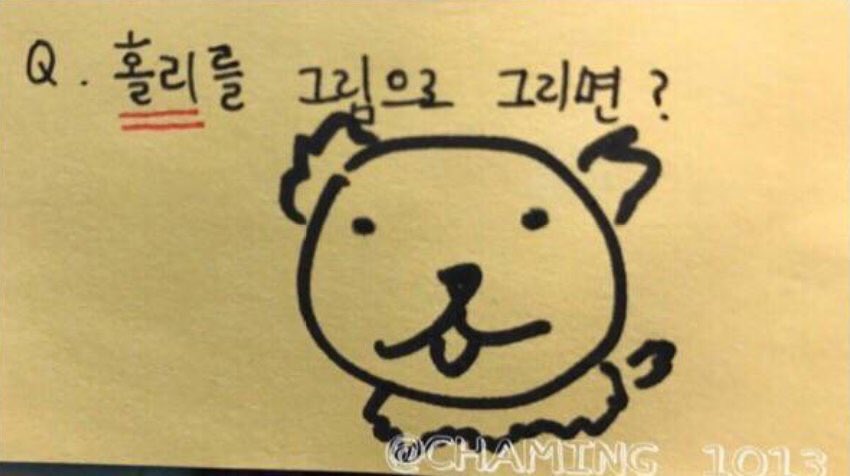 Maybe not a lot of you remember, but Yoongi used to draw cute cartoon characters. And he was quite good in it.