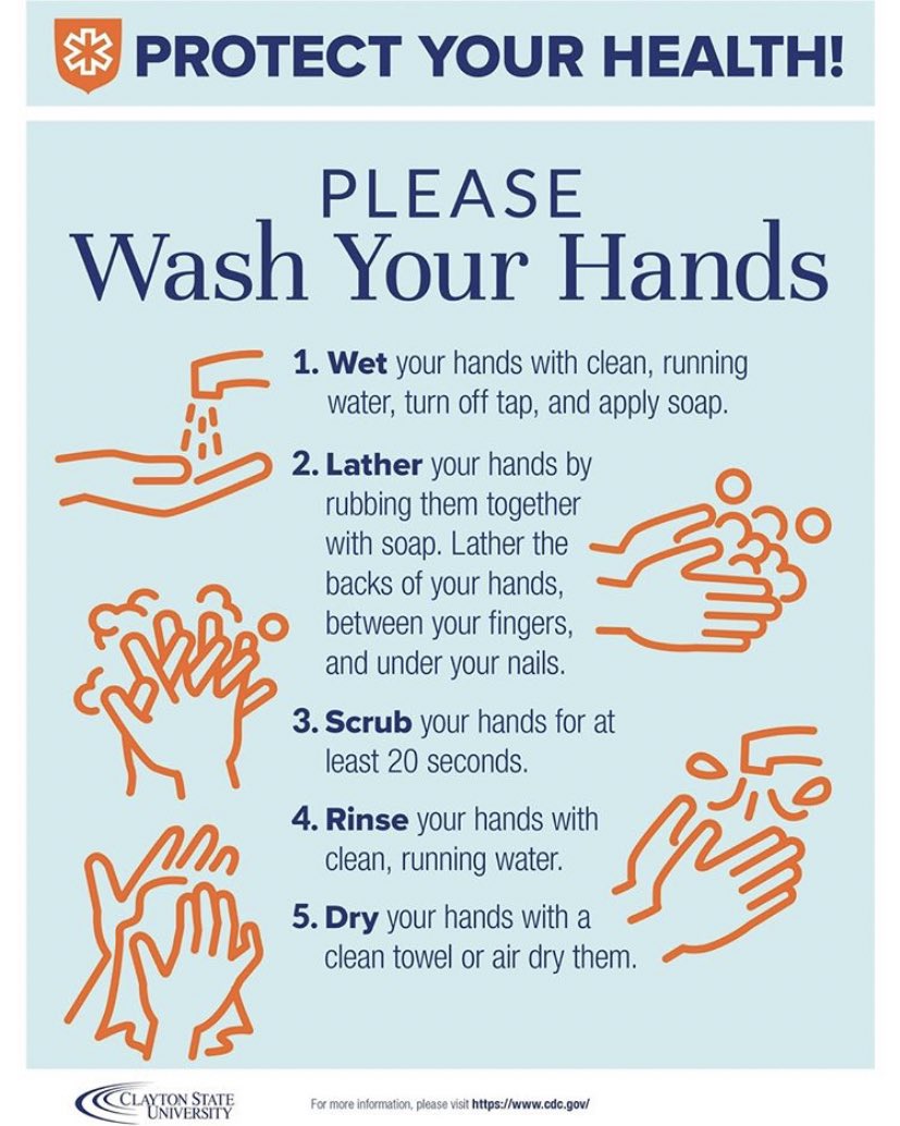 As we make our way back on campus, it is important that we also continue to Protect Our Health, and one another! Remember to wash your hands, continue to social distance, and avoid any face contact! Mask MUST be worn on campus Lakers! We’re in this together!