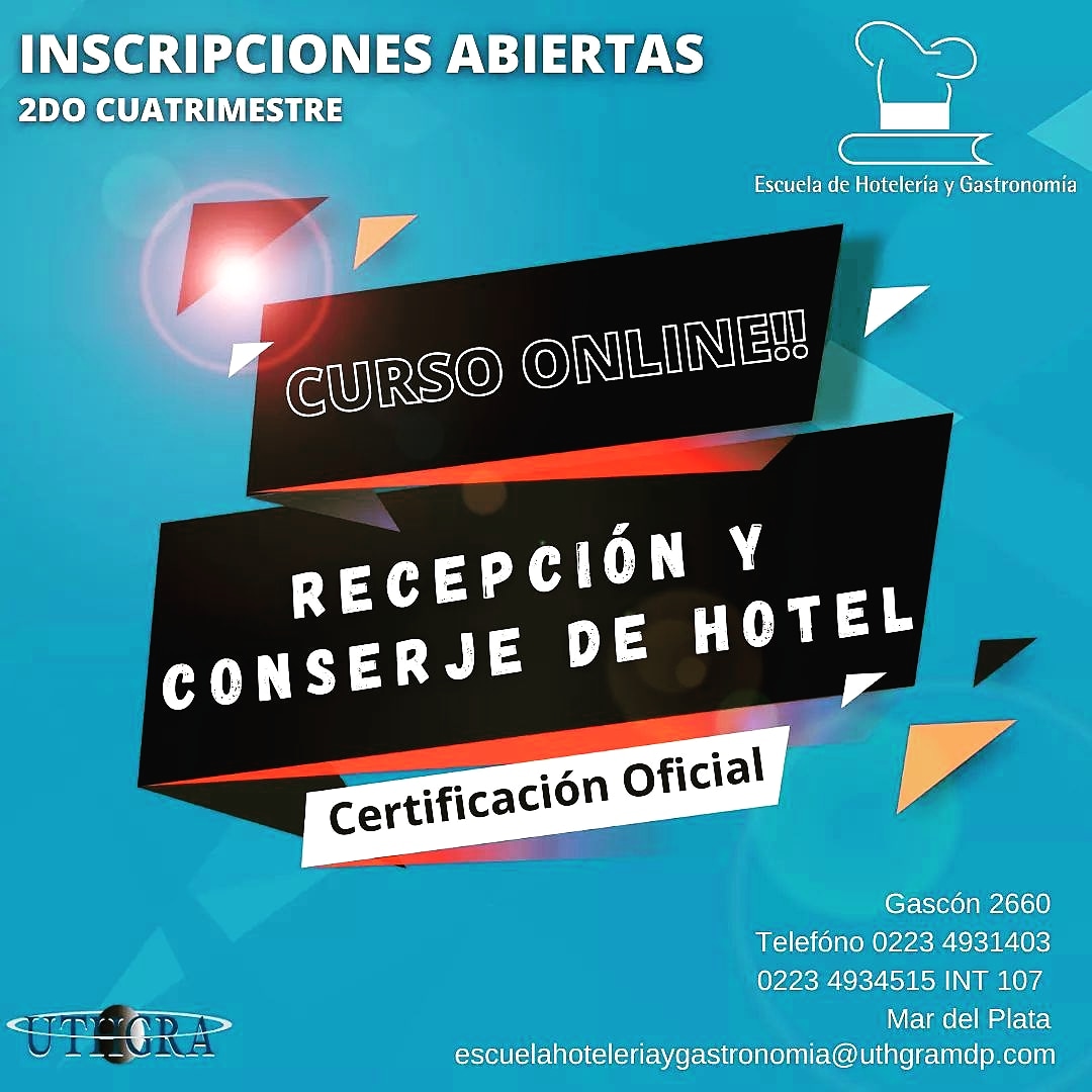 Marcelitaojeda's tweet photo. En cualquier parte donde estés podes inscribirte en estos cursos y con claro que pensando en los meses que se vienen para quienes trabajan en turismo, hoteleria y gastronomía: https://t.co/Ids2tDmNEU