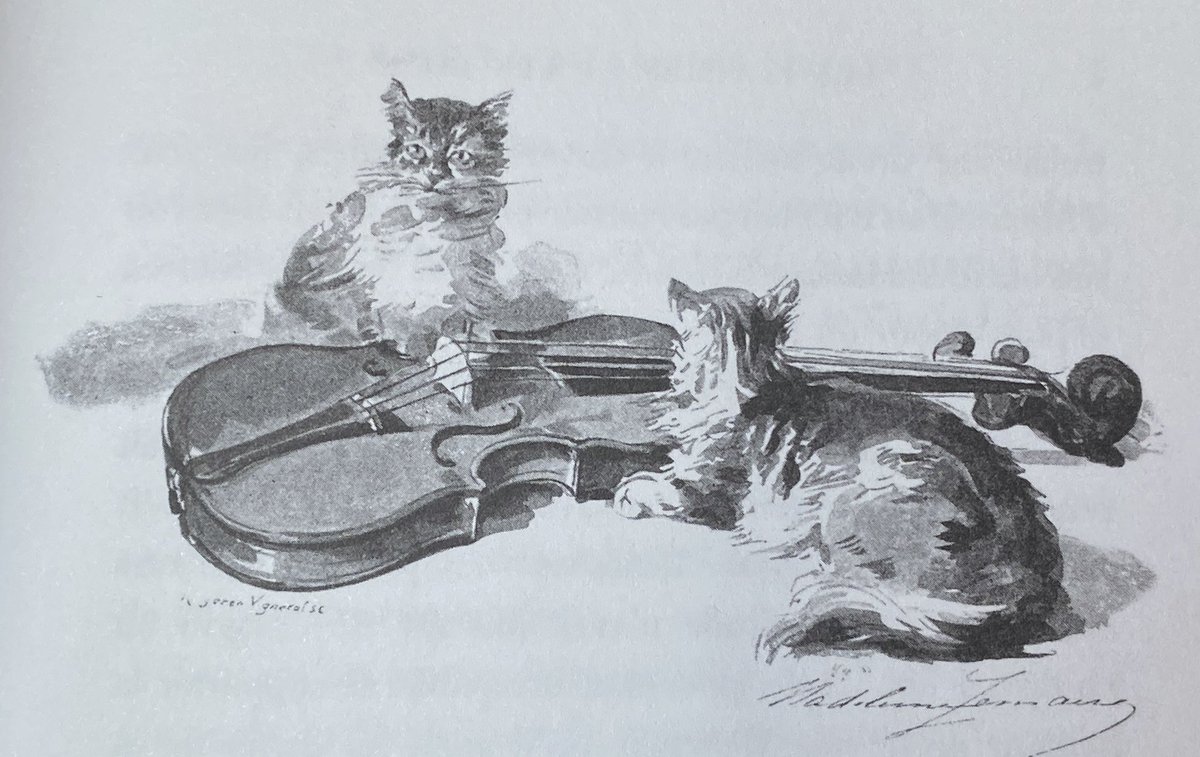 Societe Des Amis De Marcel Proust On Twitter Pour La Journeeinternationaleduchat Ce Dessin De Madeleine Lemaire Qui Illustrait Les Plaisirs Et Les Jours Le Premier Livre De Marcel Proust Internationalcatday Https T Co A4c1jk60nn