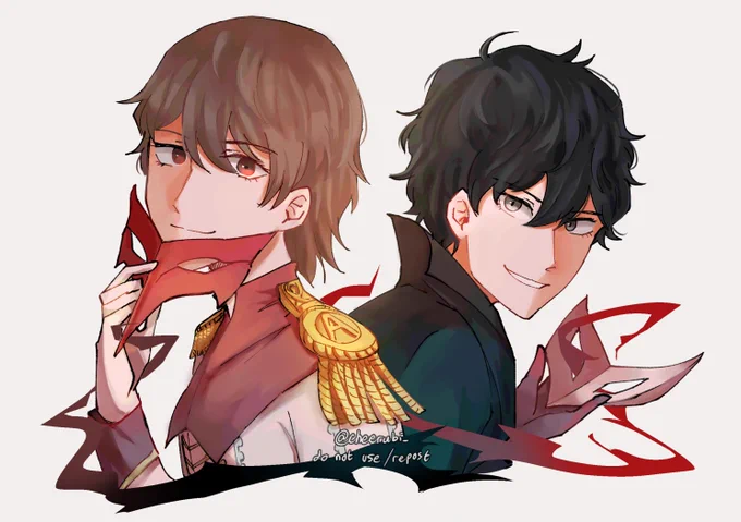 Head empty only Joker &amp; Crow 
#p5 #persona5 