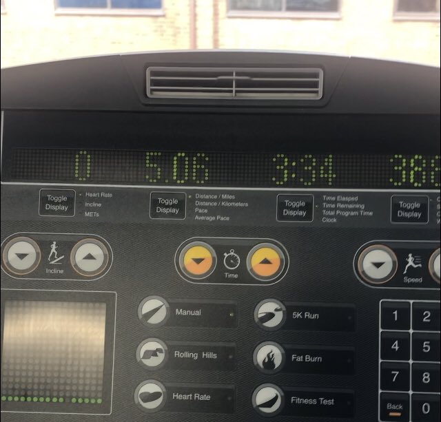 jinjujames's tweet image. In an unhealthy relationship with the treadmill #obsessed #cannotstop #NursesActive #ImperialActive what have you done? @MarcelleTauber @Marie_Batey Getting kicked out of gym now..😂