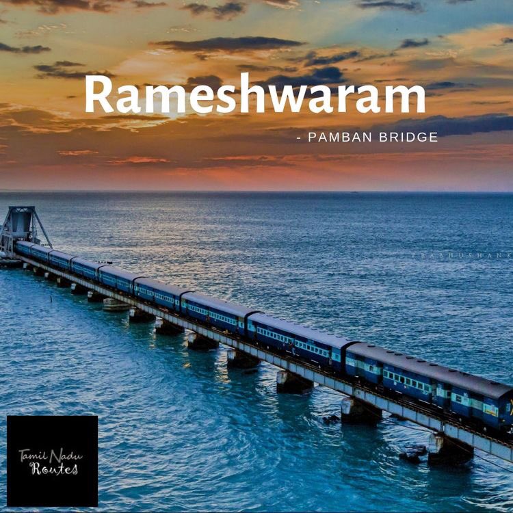 One of them is Pambam bridge, a 100-year-old railway bridge which connects Rameswaram island to the mainland. It is not just a railway bridge but a tourist attraction as it is very beautifully crafted in the middle of the ocean.