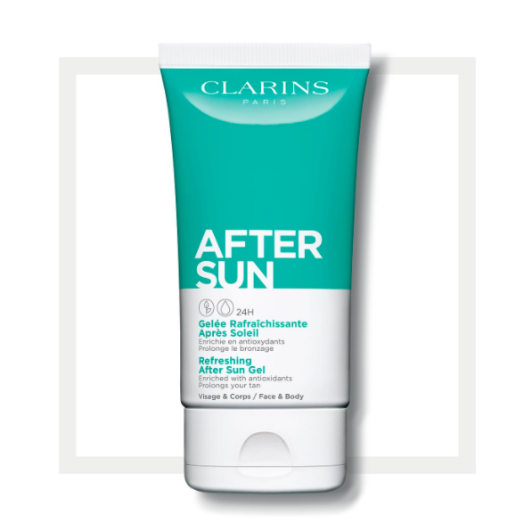 Today's luxe skincare Twitter giveaway is Clarins' After Sun. It's  a refreshing after sun gel packed with antioxidants and soothing botanicals. To enter, follow <a href="/davelackie/">dave lackie</a> &amp; RT