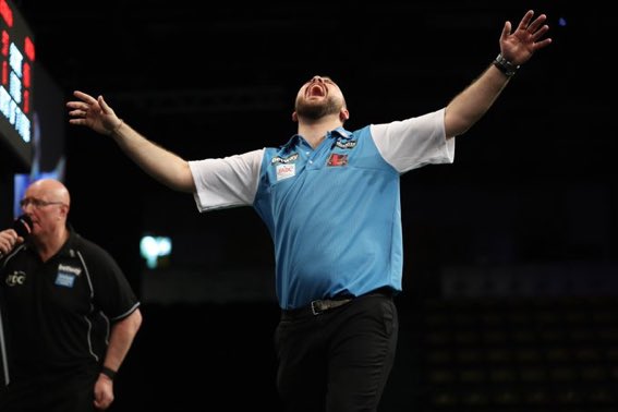 ModusDarts180's tweet photo. The clean sweep is complete for @BorisKoltsov180 as he defeats Keelan Kay 5-2 to make it five straight wins on the day ✅🇷🇺 @reddragondarts #IconsofDarts https://t.co/j6gLzihia3