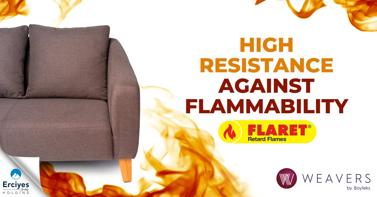 Weavers_Fabrics's tweet photo. Keep the flames away! 

Flaret shows maximum resistance against flammability. Preserving its resistant properties for many years, it offers maximum safety to the user. 

#flaret #retardflames #weaversfabrics #weaversbyboyteks  #technology #fabrics #natural #modern #eyepleasin https://t.co/2MygDvSEqp