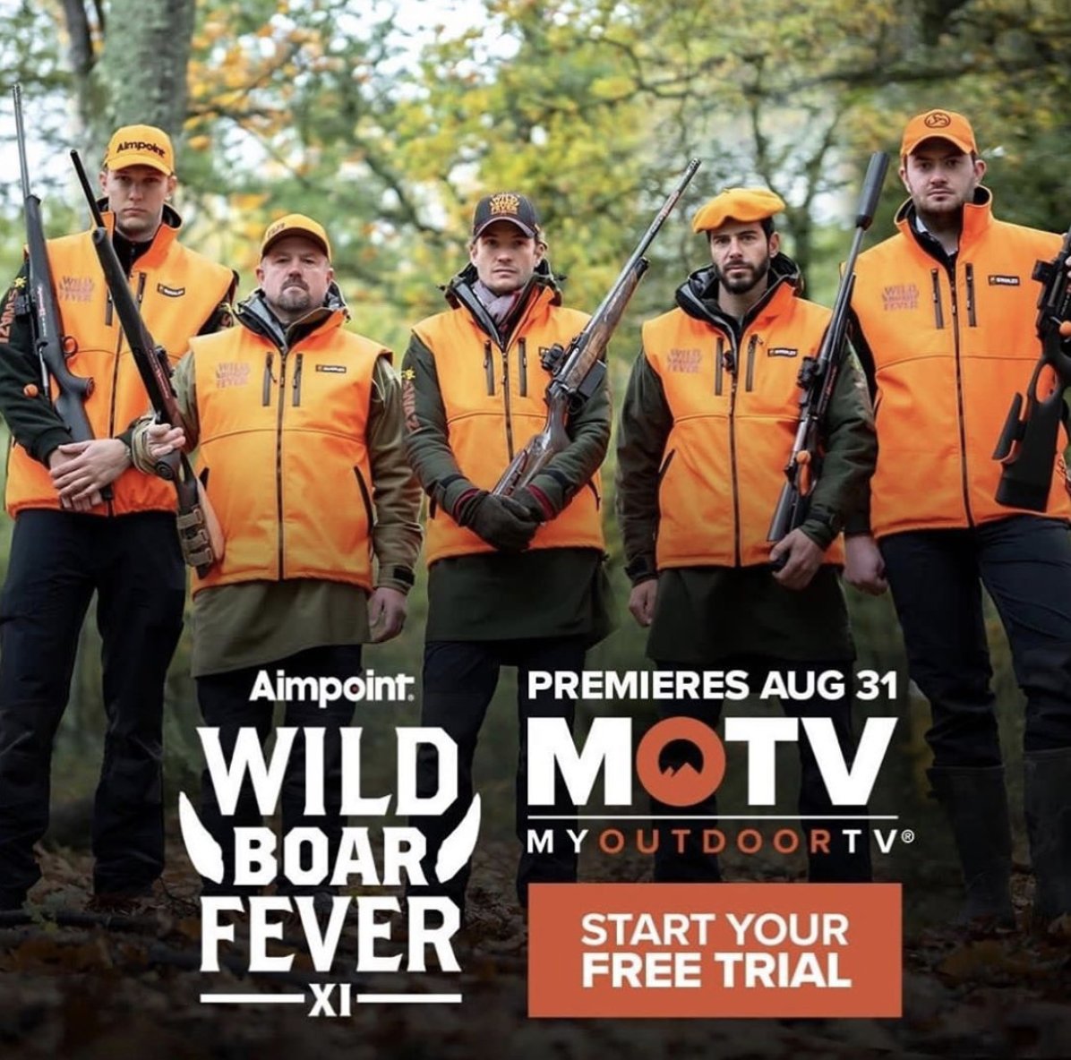Sauer_USA's tweet photo. Experience th thrill of the driven boar hunt. Wild Boar Fever XI premieres August 31st. Mark your calendars!!
.
.
.
.
.
#wildboarfever #sauerusa #sauerrifles #huntingrifles #boarhunting #hoghunting #drivenboar #sauer #huntingtv #huntingshows #sauer404 #huntingteam #hunters #motv https://t.co/4RoxuoUwCA