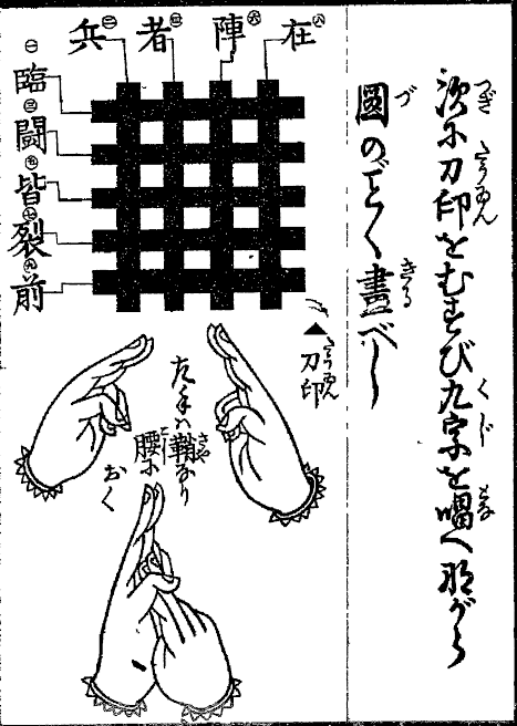 4lan221 九字護身法とは日本密教の依経の一つ『大日経』の実践法である