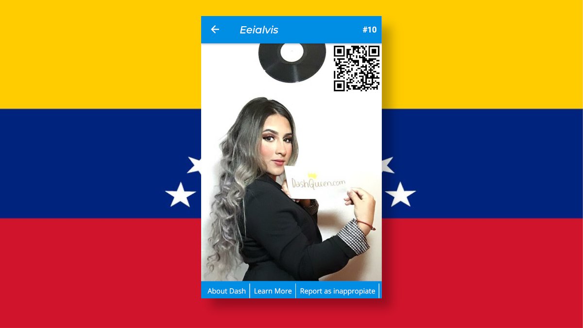 dashqueenapp's tweet photo. Eeialvis throwing fierce looks in the #dashqueen contest. Love it. 😍

#dash #beauty #contest #crypto #cryptocurrency #cryptogirl #CryptoNews #cryptolife #cryptobabe #Venezuela #latam $dash https://t.co/KRPquvKXeC