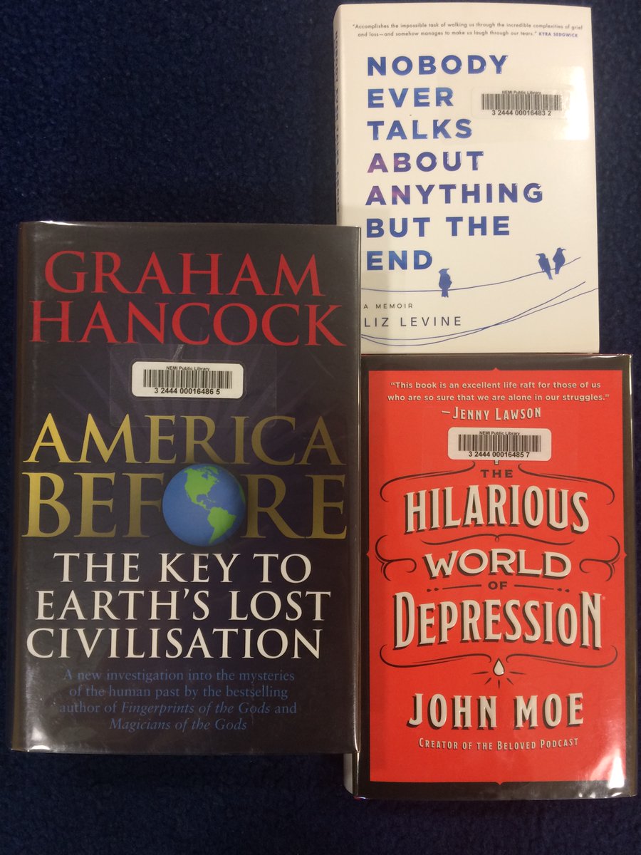 NemiLibrary's tweet image. New Books available now.  See something you like?  Give us a call 368-2444 or place a hold online olsn.ent.sirsidynix.net/client/en_US/n…