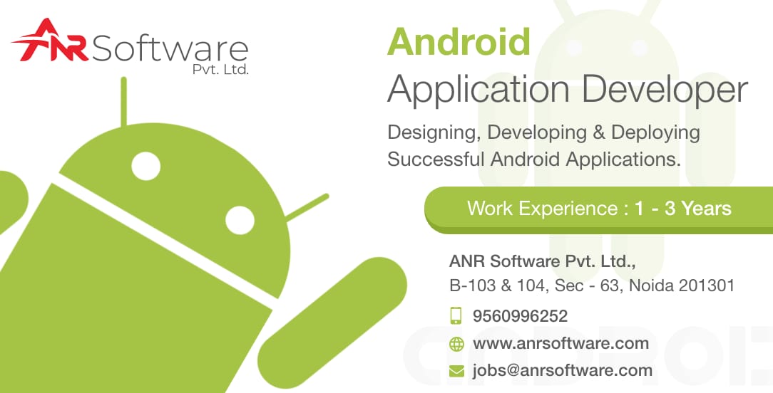 anrsoftware's tweet photo. WE ARE HIRING
Android Application Developer
Work Experience: 1-3 Years
#Hiring #Android #Appdeveloper #AndroidApplicationDeveloper
#ANR_SOFTWARE_PVT_LTD
Visit Us: https://t.co/i1zvjaQx1g
Mail US: jobs@anrsoftware.com https://t.co/vk9hF3VXKT
