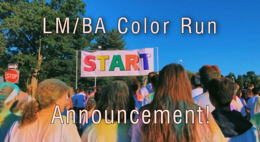 LMHSMiniTHON's tweet image. Unfortuantely, the 2020 Color Run is cancelled for the health and safety of all. Mini-THON is still dedicated to the fight against pediatric cancer and the Color Run will return next year! #FTK