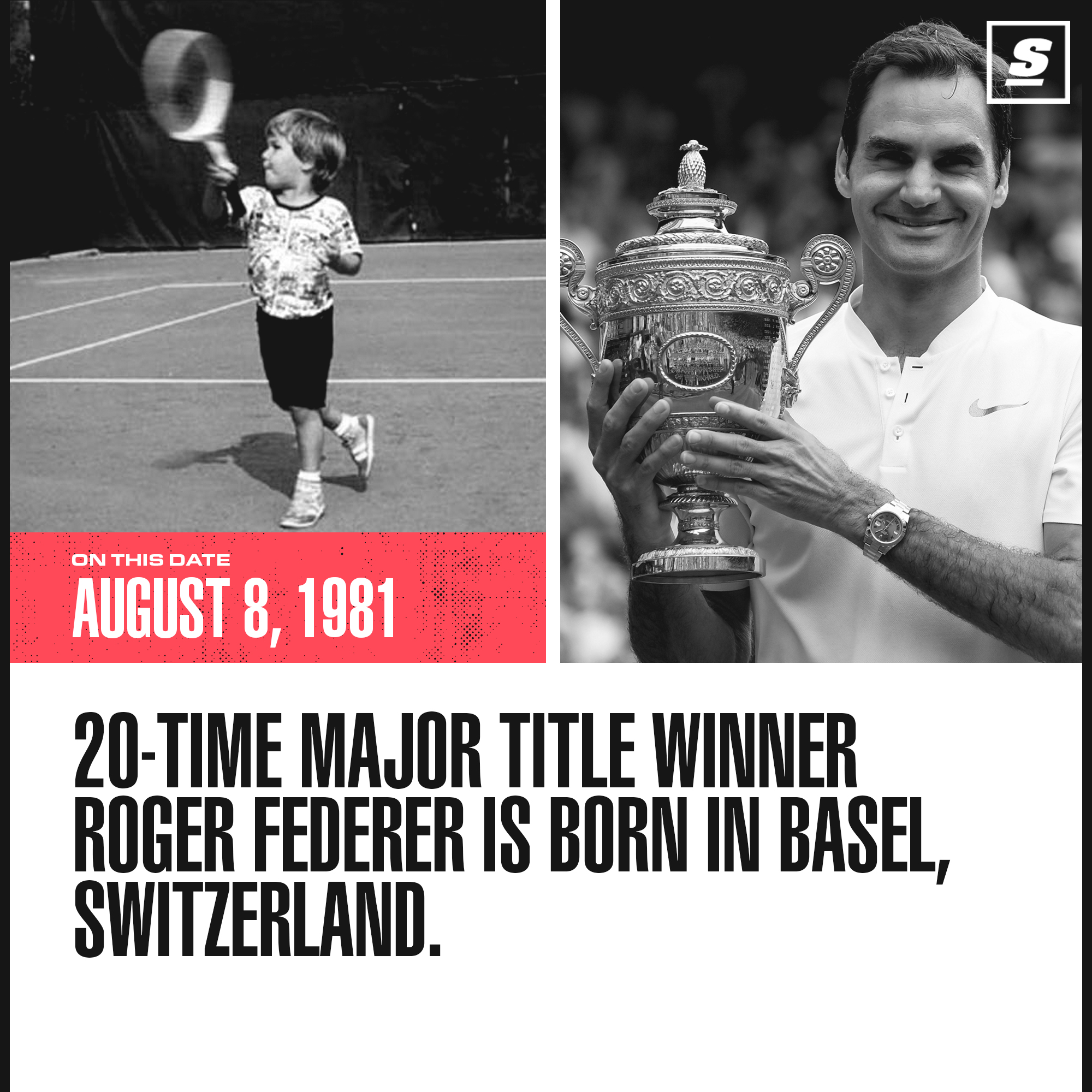   Happy 39th birthday Roger Federer! 