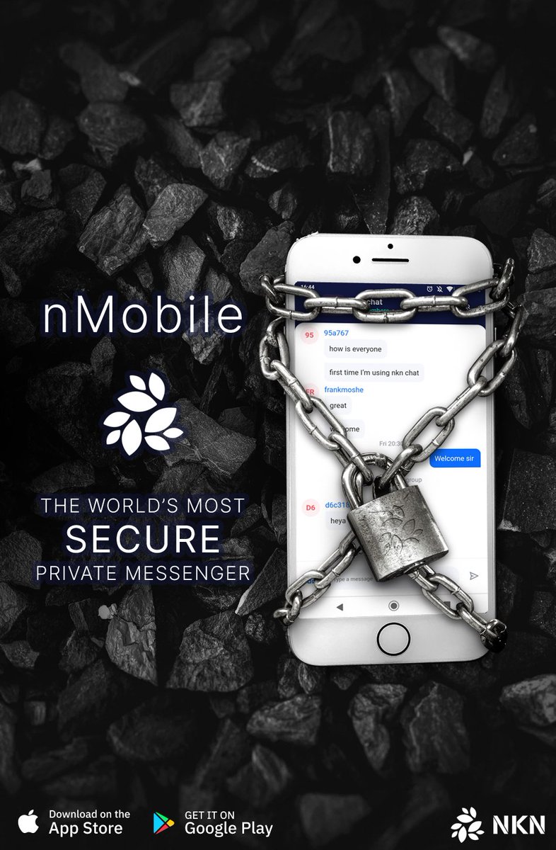 OldManTom_'s tweet photo. #nMobile; #private, #secure, #decentralised, and #opensource.
A true global instant messenger from $NKN. https://t.co/lj8diILjcM