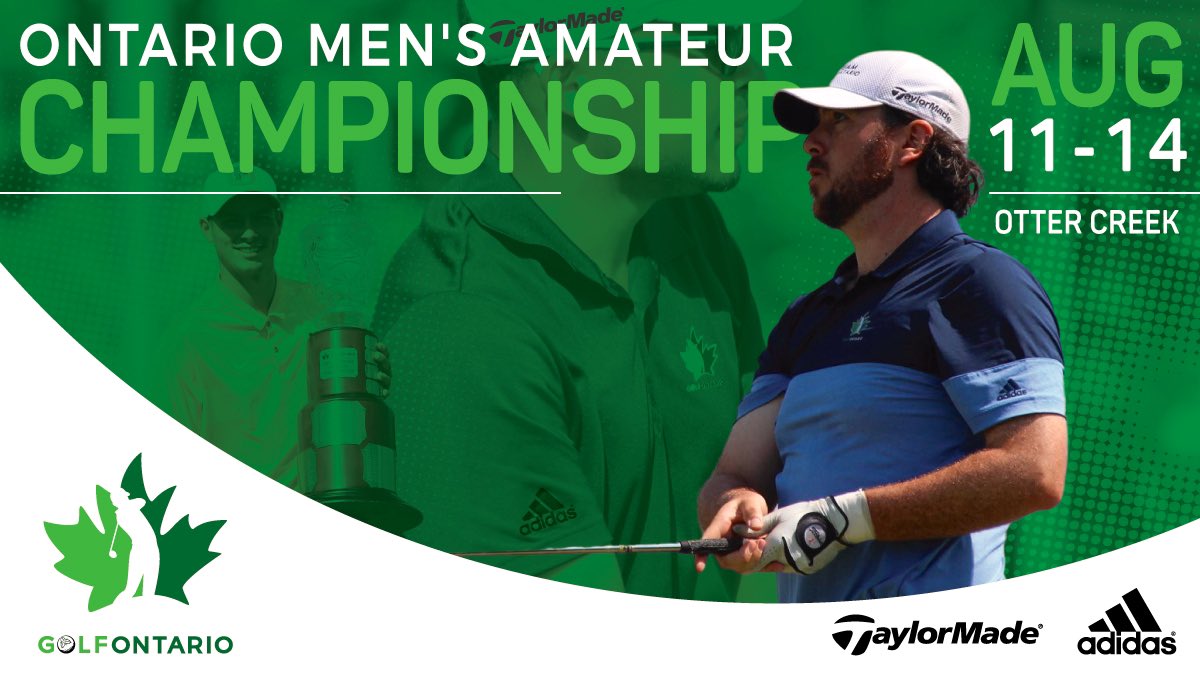 Heading into our 3rd of 9 championships, Golf Ontario is thrilled to welcome the ON Men’s Amateur Championship to <a href="/OtterCreek_Golf/">Otter Creek Golf</a> from August 11th to 14th⛳️

Read the prerelease here👀 gao.ca/2020/08/08/202…