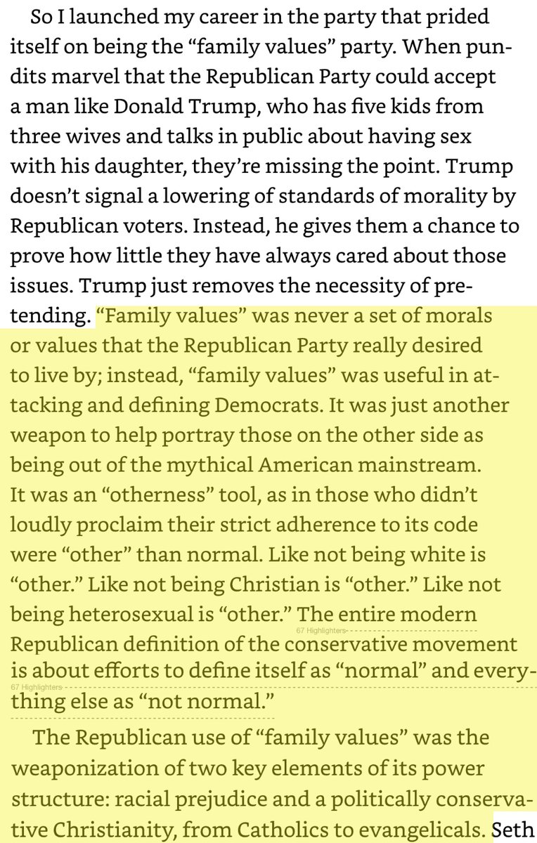 12/ Stevens also talks about the GOP invocation of “family values.” Aside: I distinctly remember wanting to throw something when Pat Robertson used this dig at people who didn’t conform to gender expectations.