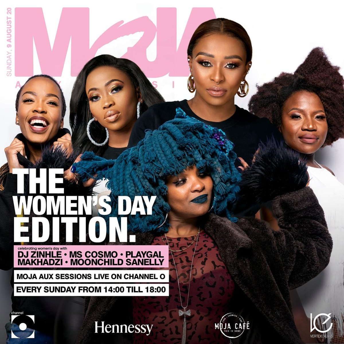 VertexEvents's tweet photo. #MojaAuxSessions #TheWomansDay
Edition Sunday #9August20 exclusively on @channelotv 2pm till 6pm, tune in and enjoy an #AllWomanLineUp, ππΏππΏ@hennessy @moja_cafe https://t.co/WBb4mGMpHX