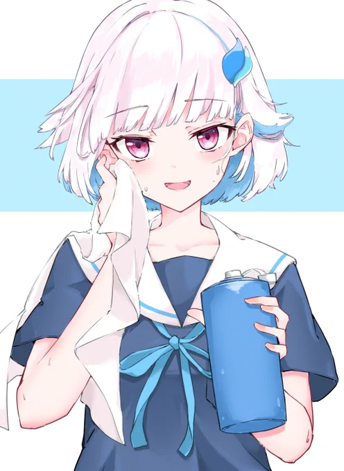#ヘル絵スタ
「飲む?」みたいなの 