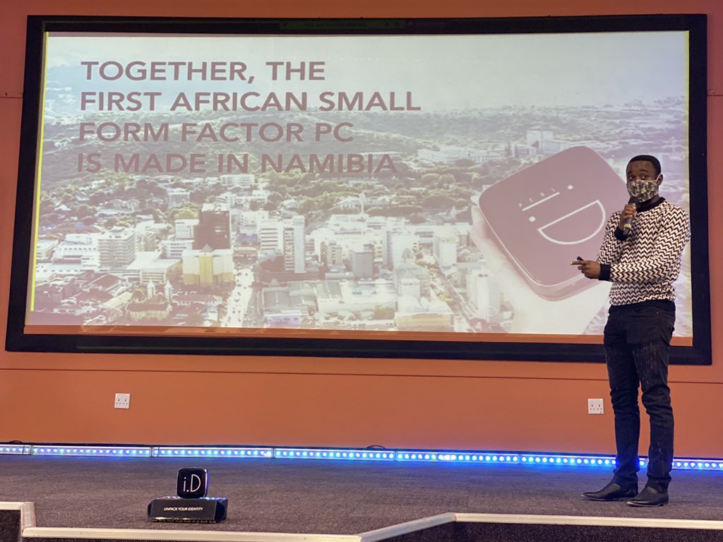 One_Namibia's tweet photo. Kamaaizemi Hoveka, Chief Marketing Officer at PEBL Namibia, encouraged the youth entrepreneurs to find ways to take their businesses to an international level, including using the African diaspora to market the product internationally. #ONESurvivalToolkit https://t.co/k1WGrFfPap