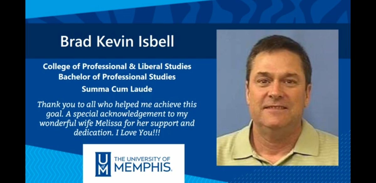 bisbell11's tweet photo. #MemphisGrad2020 https://t.co/gACI3j0RE2