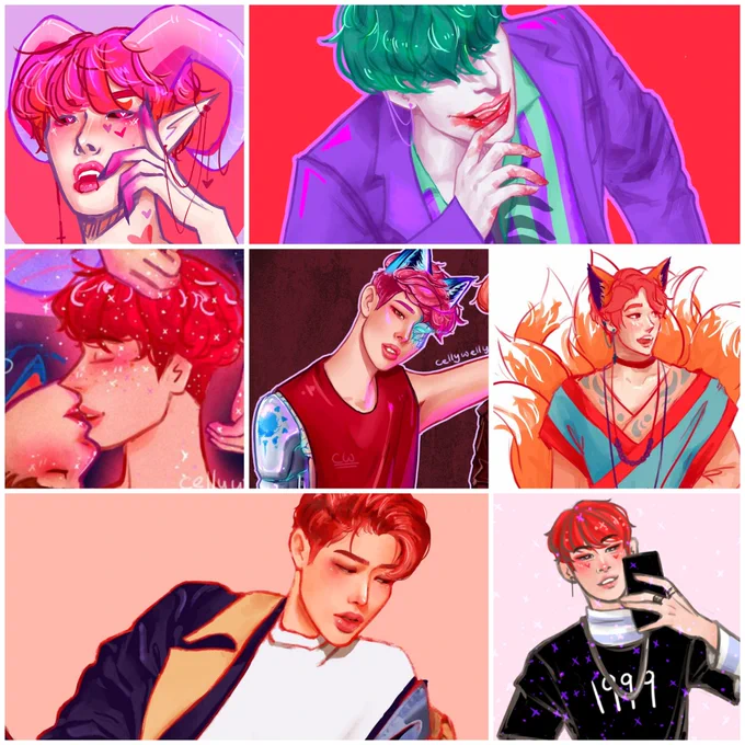 here's some mingi pieces im proud of/that are special to me in one honor of #mingiday uwu 

happy bday again to my biggest muse 