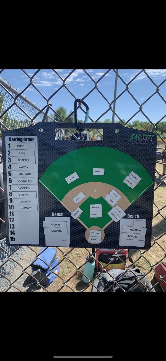 Starting lineup for game one. Follow us on AGL 004411.