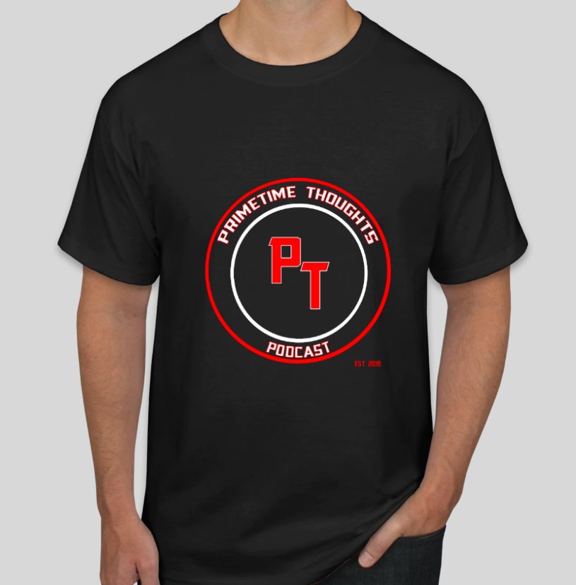 ITZRazor91's tweet photo. Finally after a year plus of great episodes second thoughts has became primetime thoughts & we will soon have merch its gonna be 50 total shirts with 25 black & 25 red december 2nd is the target launch date @504BoyTroy @PrimetimeScott3 @inneauxx #GetchaMerch https://t.co/OzRWReW4VM