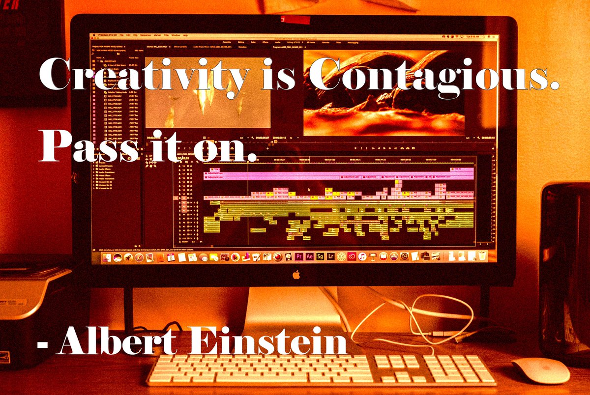 WolkenMedia's tweet photo. #Creativity is something we can all possess, and there are different ways of highlighting it!

#Creative #create #videoediting https://t.co/kt0VcY7wkV