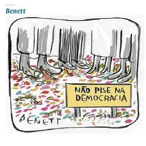 Benett on Twitter: &quot;Charge p a @folha #Democracia https://t.co/AYUYiuX5KC&quot;  / Twitter