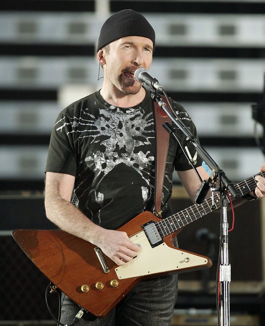 Happy Birthday, The Edge - The Edge\s 1976 Gibson Explorer   