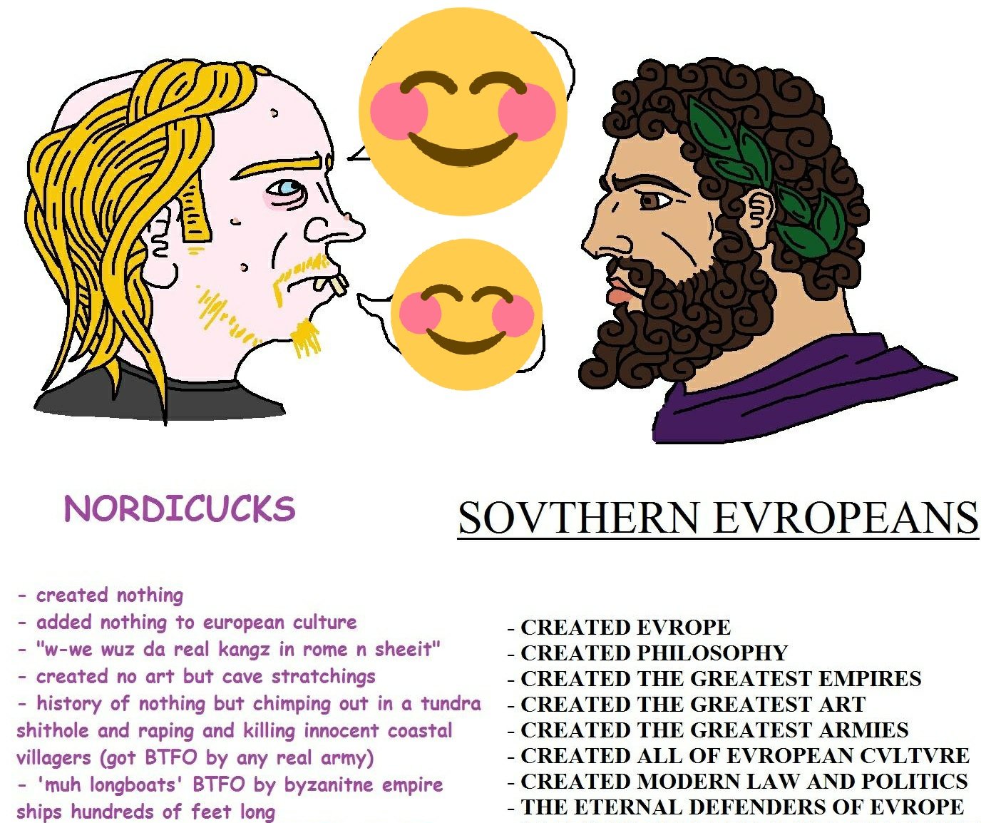 Nordicucks vs SOVTHERN EVROPEANS