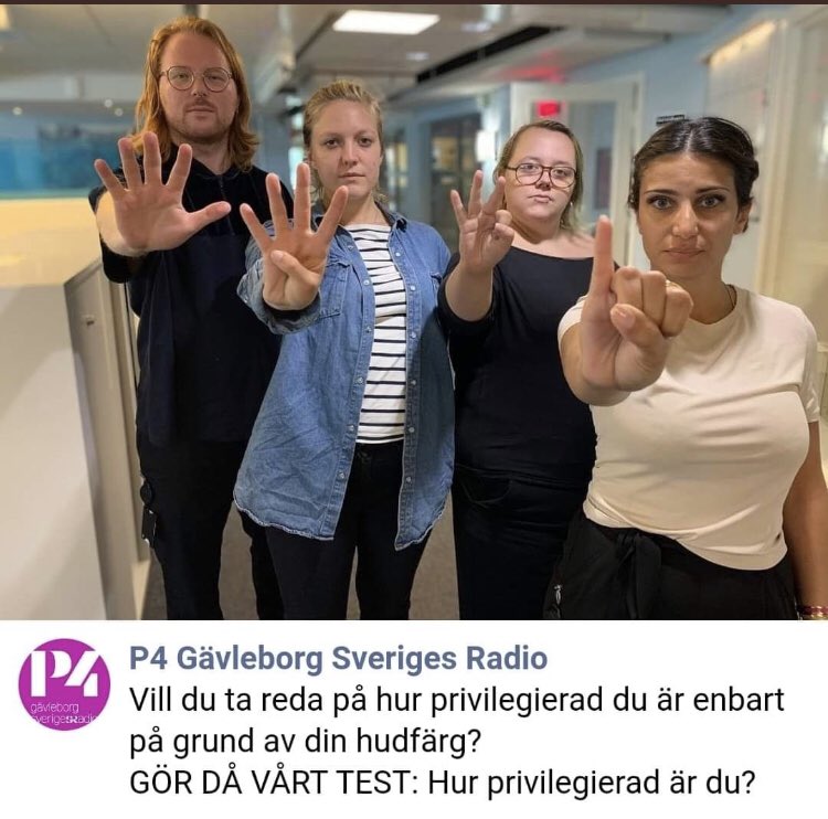 jigert's tweet image. Kommer dessa få någon form av reprimand för sitt politiska utspel? Speciellt eftersom de brutit mot Public Service huvuduppdrag. #svpol #identitetspolitik @P4Gavleborg